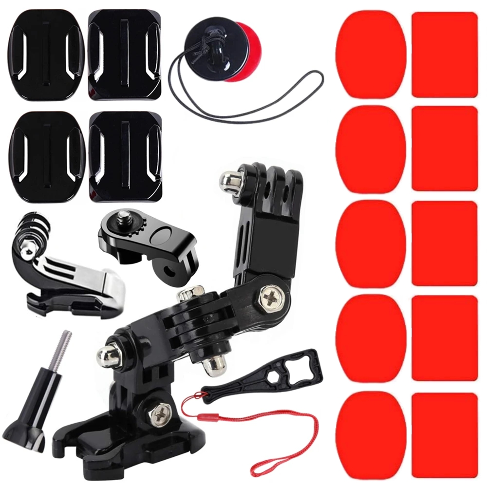 Runcam Camera - Gopro Hero Aksesuarları Yapışkanlı Montajlar Kavisli
