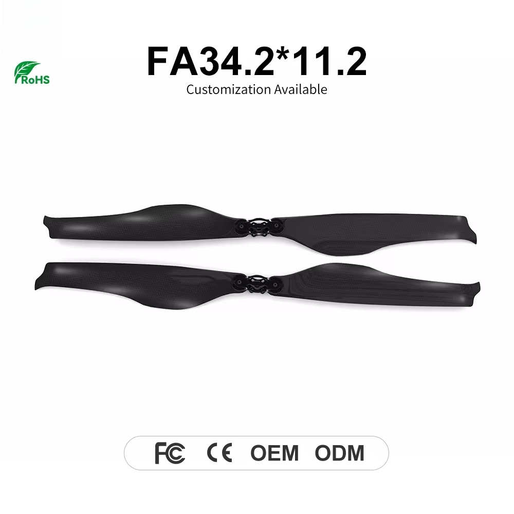 Drone Propeller - FA34.2x11.2 İnç Katlanabilir Karbon Fiber Pervane,