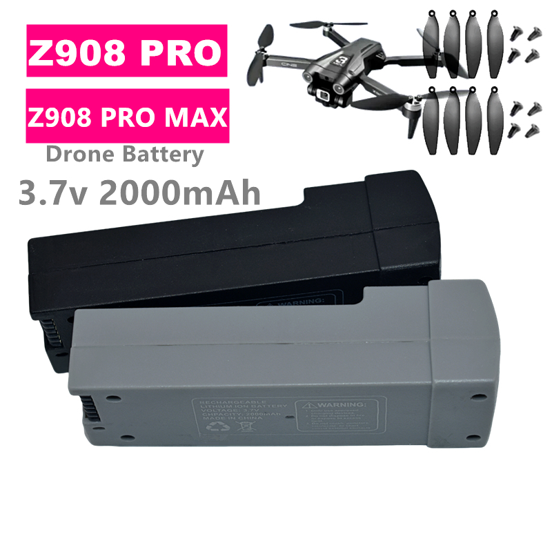 Brushed Drone Motor - Z908 PRO Drone Pil 3.7v 2000mah