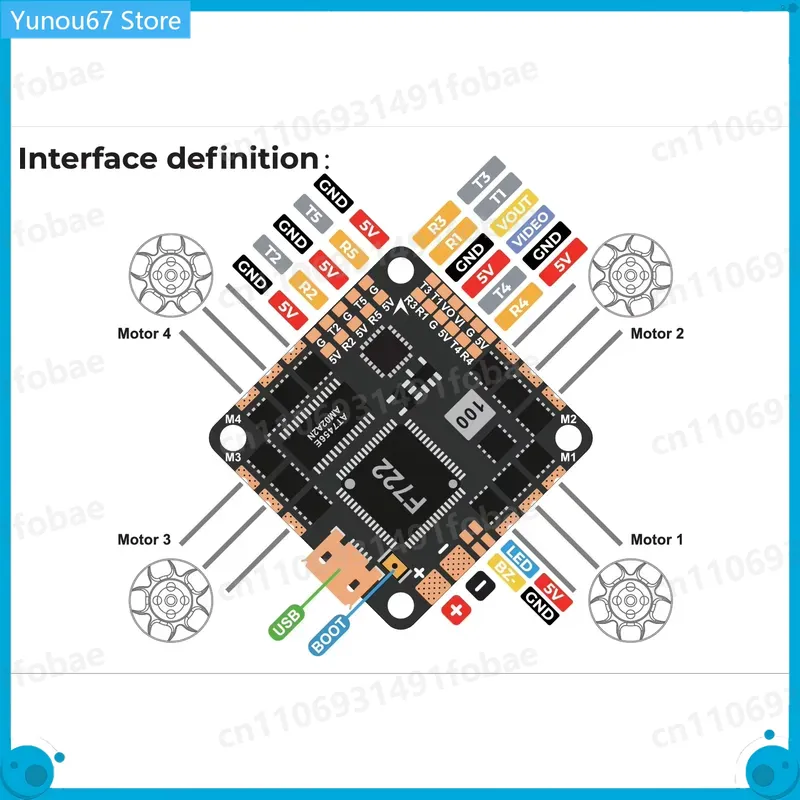 GEPRC GEP-F722-45A AIO V2 uçuş - F722 Flight Controller incelemesi ve fiyatı