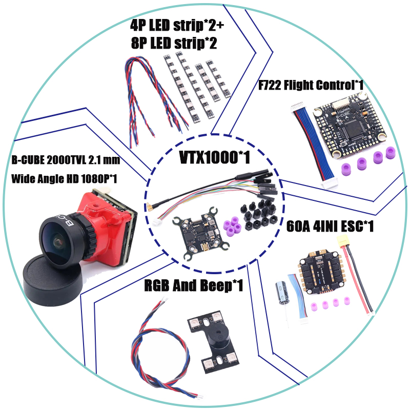 RCtoSky F4V3S PLUS F722 F745 H - F722 Flight Controller incelemesi ve fiyatı