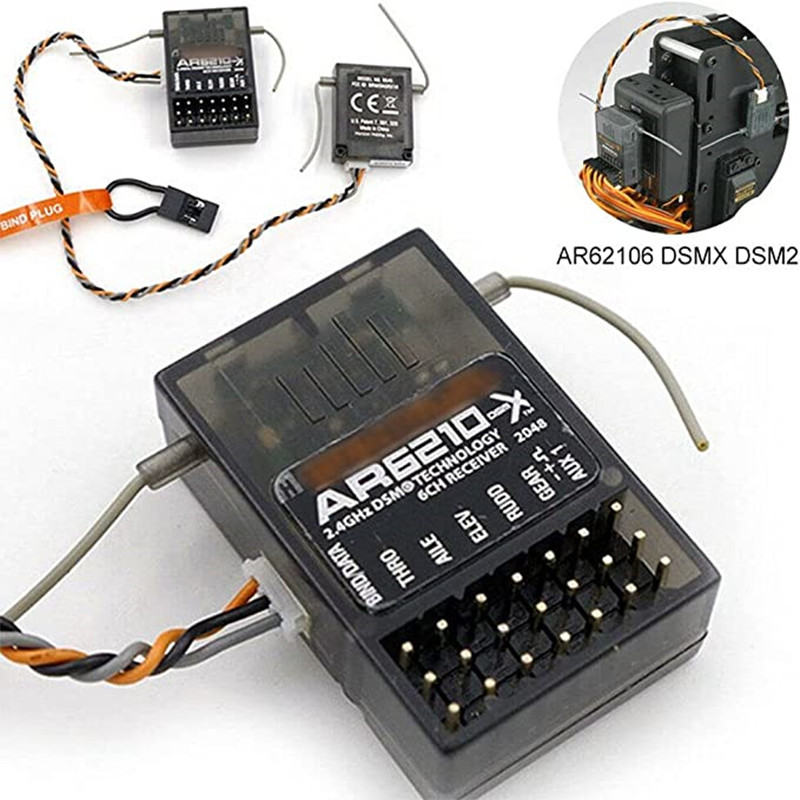 DSMX DSM2 AR6210 6CH 2.4GHz Al - Radio Transmitter 2.4Ghz incelemesi ve fiyatı