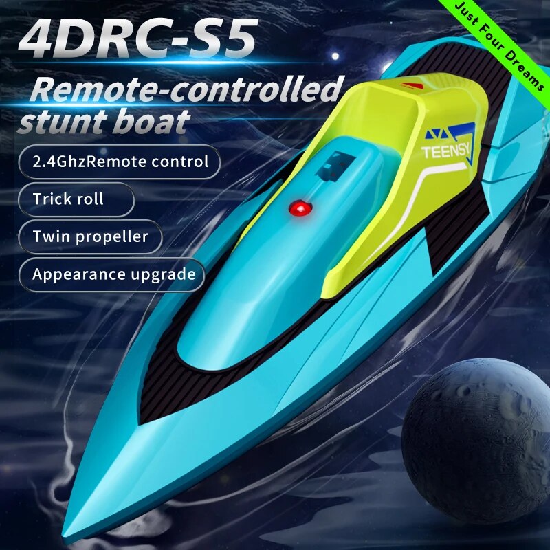 2.4G Mini RC tekne 10km/saat y - Radio Transmitter 2.4Ghz incelemesi ve fiyatı