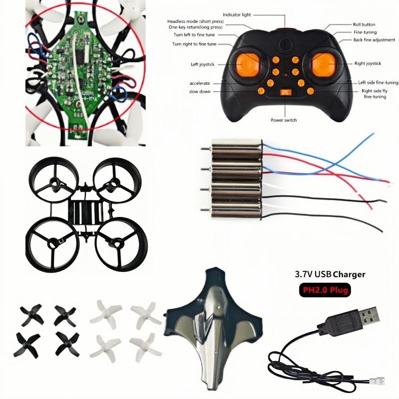 Komple DIY Drone Kiti 2.4G 6 E - Drone Battery Charger incelemesi ve fiyatı