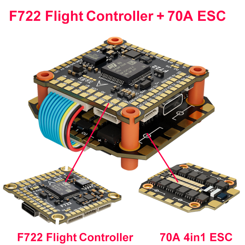 DAKEFPV F722 60A Stack ICM4268 - F722 Flight Controller incelemesi ve fiyatı
