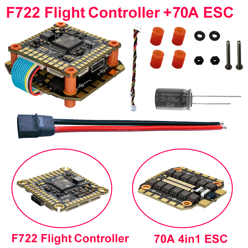 DAKEFPV F722 60A Stack ICM4268 - F722 Flight Controller incelemesi ve fiyatı