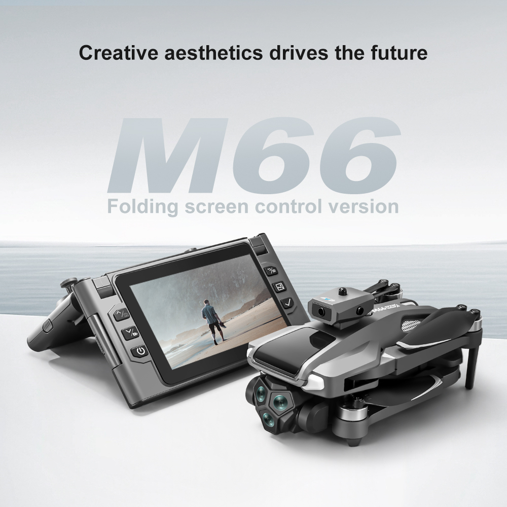 Katlanabilir M66 RC Drone, 4.5 - Brushed Drone Motor incelemesi ve fiyatı