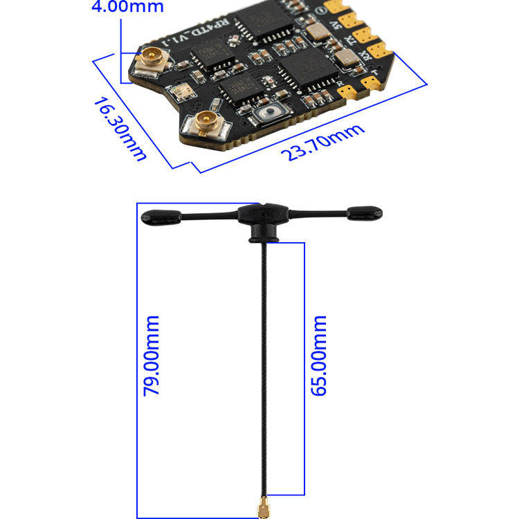 RadioMaster RP4TD ExpressLRS 2 - Analog Fpv Camera incelemesi ve fiyatı